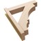 Ekena Millwork 6-in W x 26-in D x 30-in H Balboa Block Rough Cedar Woodgrain TimberThane Outlooker, Primed Tan OUTUR060X26X30BOA44RCPR - alternate 2